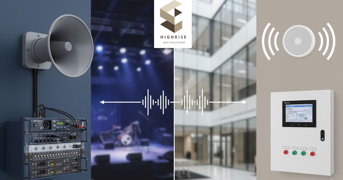 PA System vs Voice Evacuation System